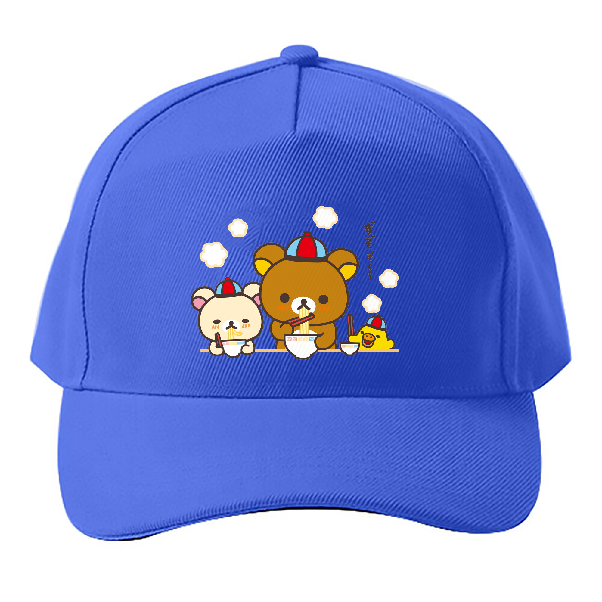 （画像用） リラックマ リラックマ キイロイトリ Rilakkuma Korilakkuma Kiiroitori ベースボールキャップ 綿100％ 男女兼用 帽子 スポーツ